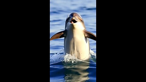 cute Dolphin wonderful performance