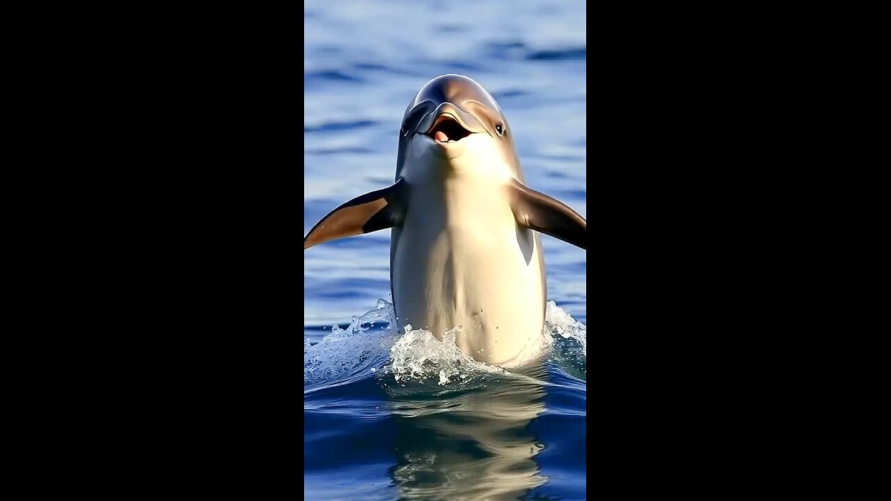 cute Dolphin wonderful performance