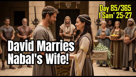 Day 85/365 - David Spares Saul AGAIN | Wealthy Man Foolishly Insults David #bible #1samuel