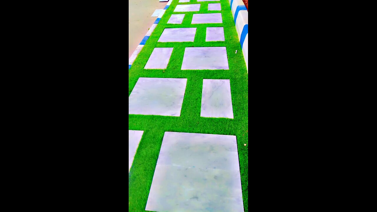Stunning Gas Marble Footpath Design | Stonemastar Exclusive Work
