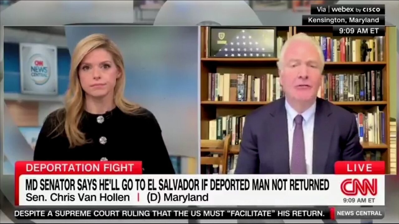 Sen Van Hollen Demands Abrego Garcia Be Returned To U.S.