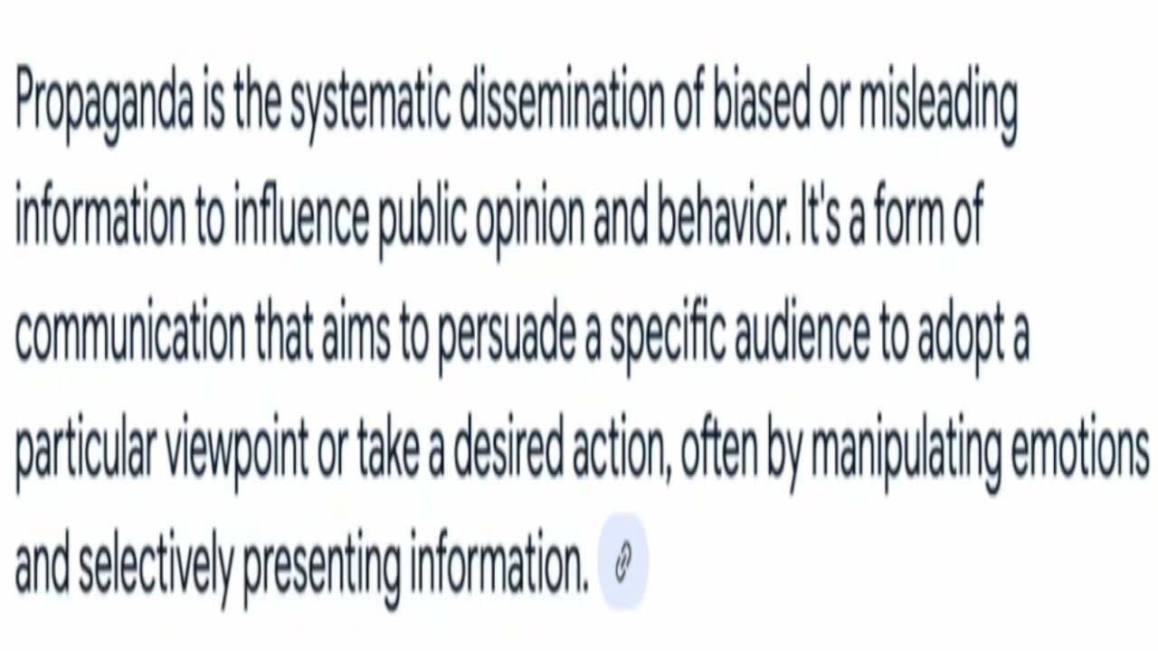 WITH WAR COMES PROPAGANDA! VET YOUR INFORMATION !!!