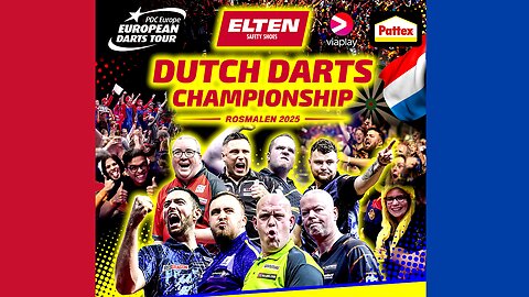 2025 Dutch Darts Championship Nijman v Springer
