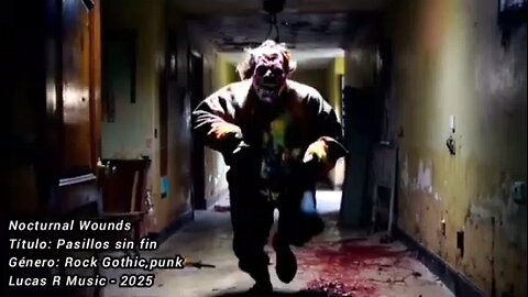 "Pasillos Sin Fin" – Nocturnal Wounds | Gothic Punk Rock Song ft.| Lucas R Music