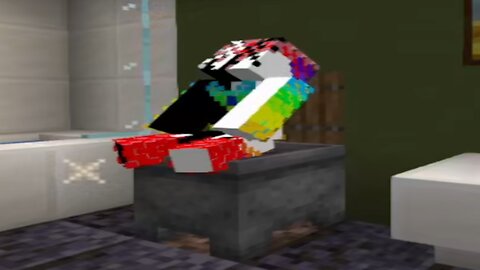 How to grab toilet crits in minecraft