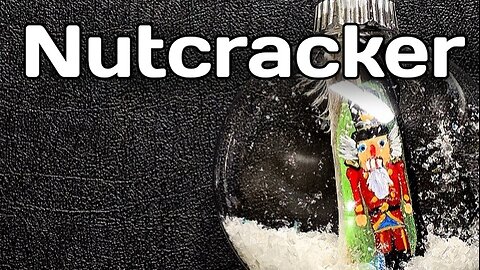 Nutcracker Feather Painting Ornament