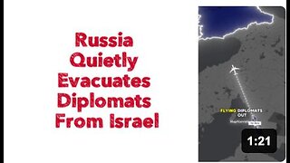 Russia Quietly Evacuates Diplomats From Israel 🇷🇺🇮🇱🚨