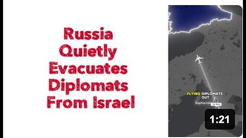 Russia Quietly Evacuates Diplomats From Israel 🇷🇺🇮🇱🚨