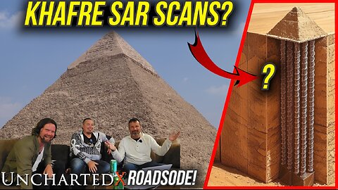 Khafre Pyramid SAR Scan Results, the Well Shaft, and Vase News! Roadsode pod, recorded in Egypt!