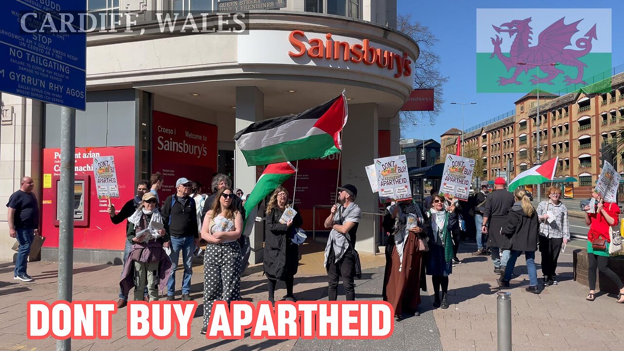 Day of Action Don’t Buy Apartheid 2, Queen Street Cardiff City Centre
