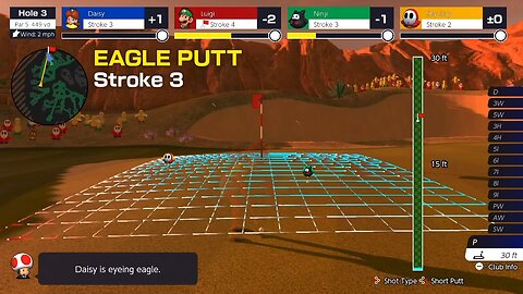 Mario Golf replay - Eagle attempt