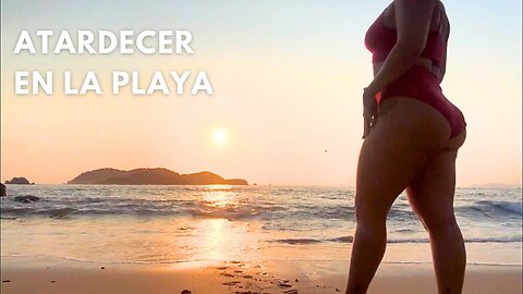 Atardecer en la playa 🌅