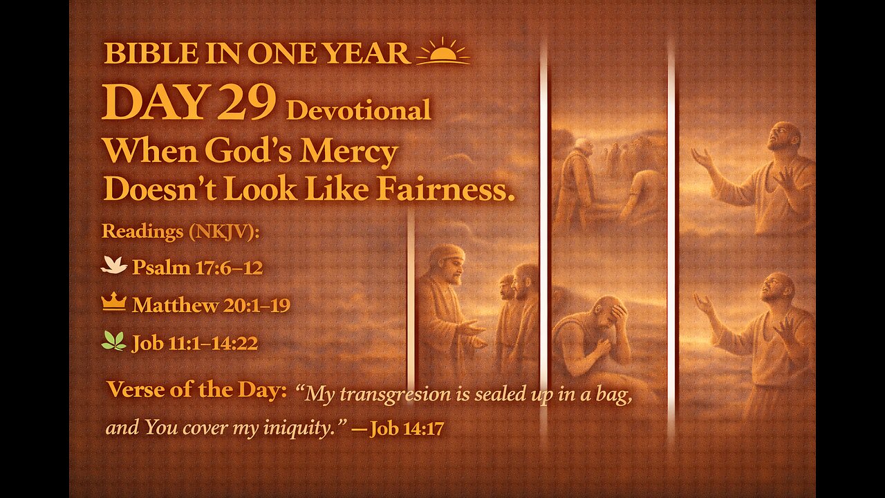 🌅 Day 29 — When God’s Mercy Doesn’t Look Like Fairness