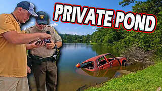SUV Found In Private Pond While Searching For Missing Man!