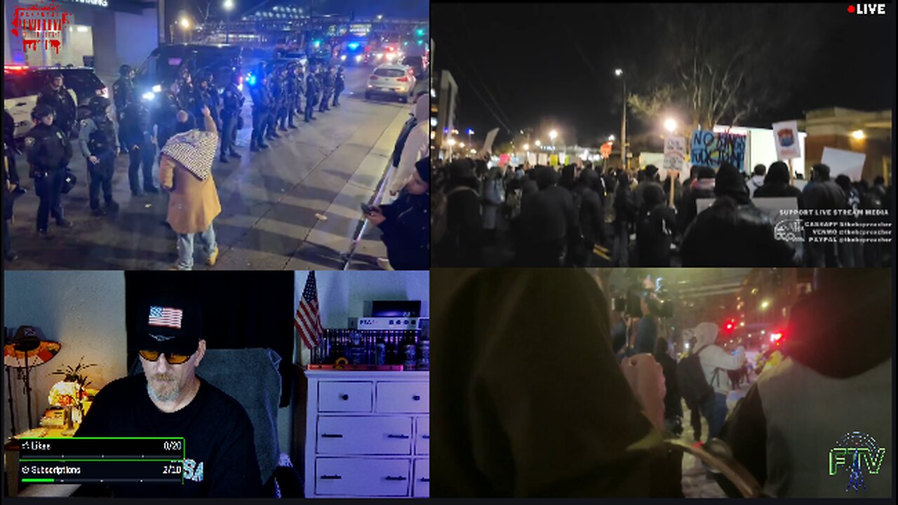 🔥 Protesting for R3tards Multi-Cam Stream