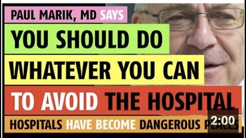 "Doctor Advises Against Hospital Visits Citing Dangerous Environment"