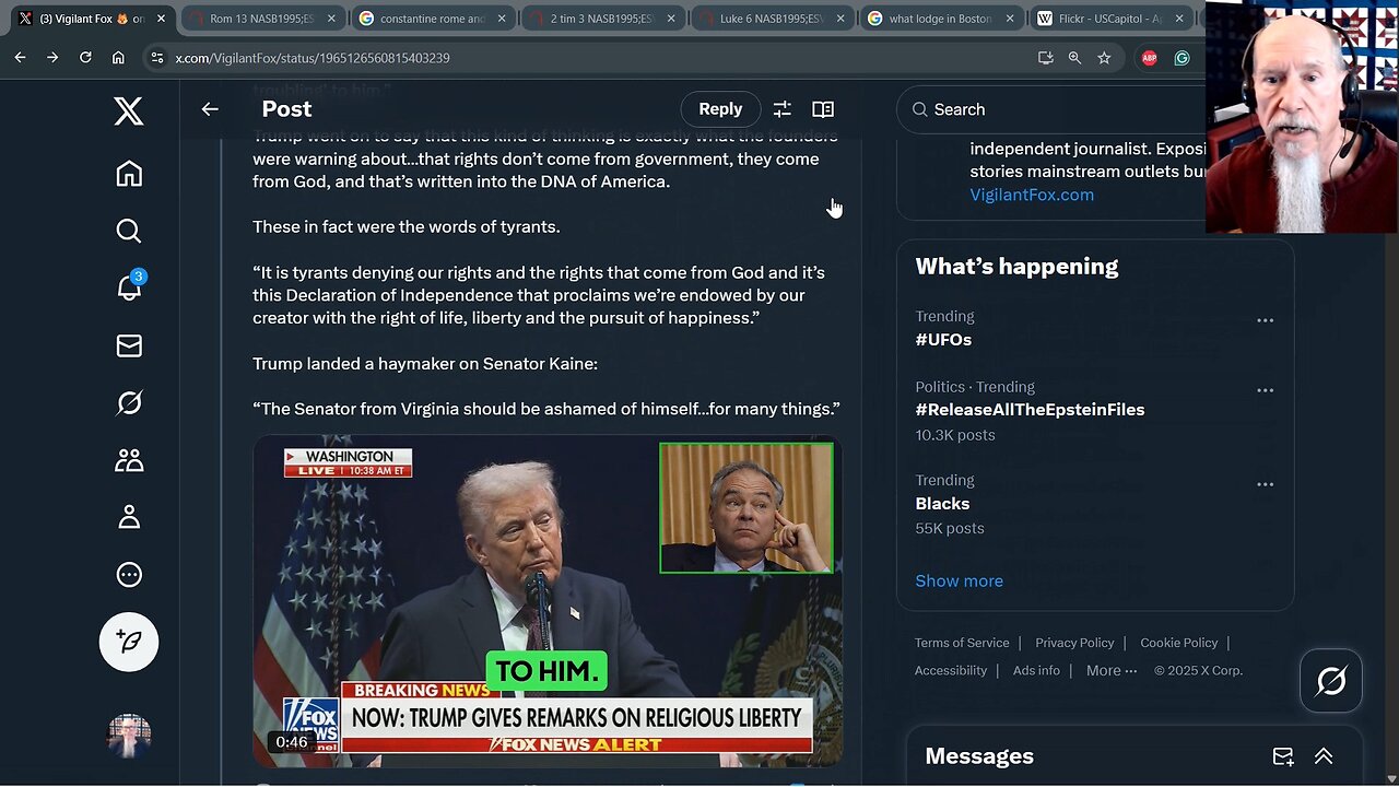 Antichrist Modeling: Trump at the Museum of the Bible