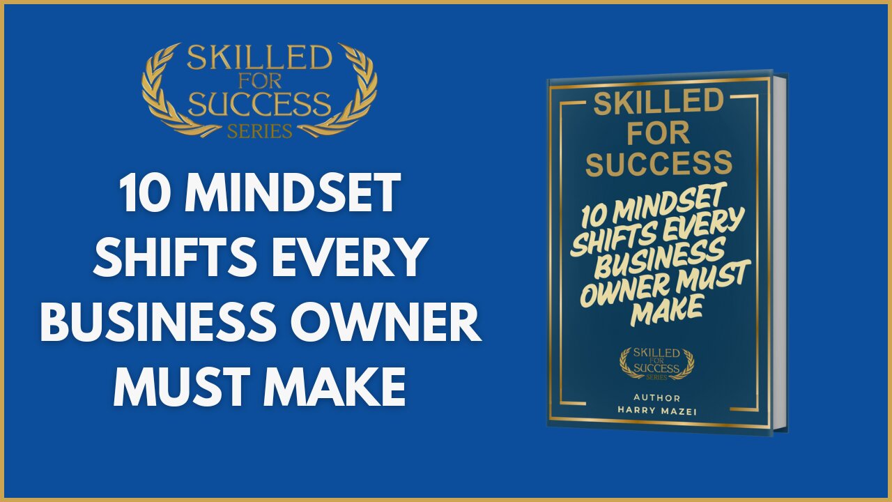 Book + Workbook Bundle for Entrepreneurs | 10 Mindset Shifts Every Business Owner Must Make