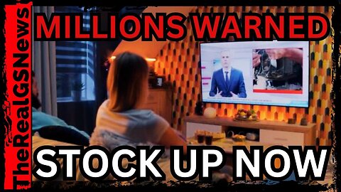 🚨 BREAKING: EU to begin stockpiling food, water & medicine over fears of Putin led WW3