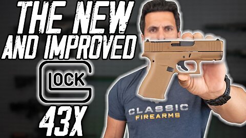 The New Glock 43X Is FDE & Has An Upgrade