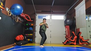 WTD Axe Kick to Mantis Kick sequential
