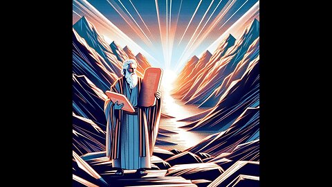 Exodus 34:1-35 Moses ascent up Mt. Sinai to receive the ten commandments for 40 days and 40 nights.
