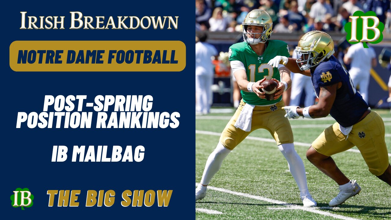 Notre Dame Post-Spring Position Group Rankings