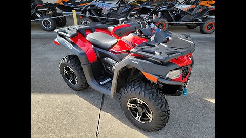 2023 CFMOTO CFORCE 600 SINGLE RED WALK-AROUND
