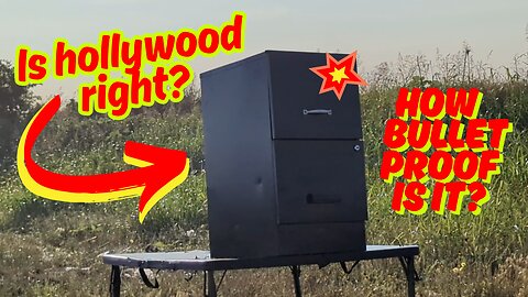 How Bullet proof is a filing cabinet? Does Hollywood get it right in the movies??