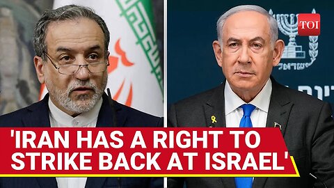 Iran Has A Right To Bomb....': Iranian FM's JAW-DROPPING Speech Stuns Israel's Western Allies