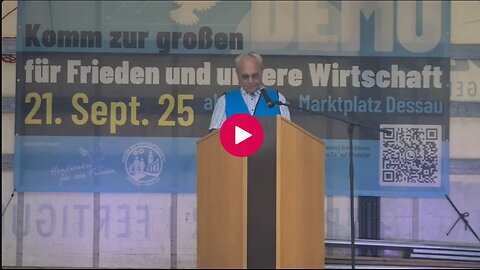 21.09.2025 - Demo für Frieden und unsere Wirtschaft in Dessau - Sachsen Anhalt