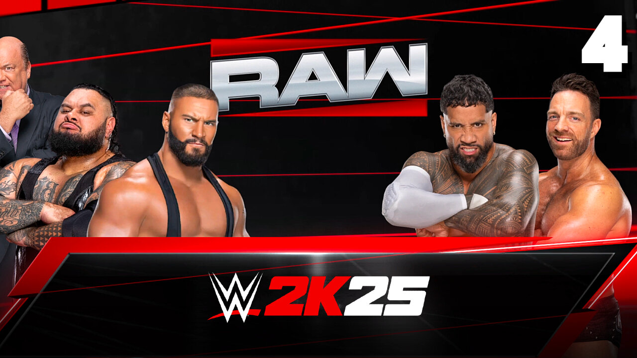 WWE 2K25 Raw September 1st 2025 - Match 4: DESTROYED!