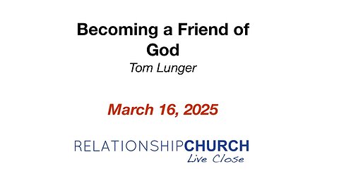 Becoming a Friend of God with Prophecies