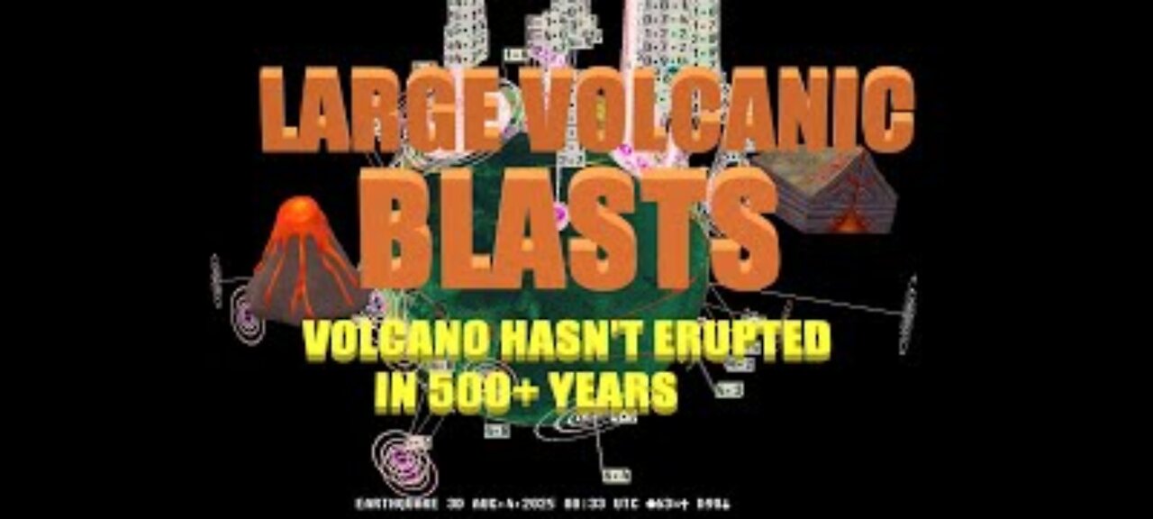 AUG 3RD LARGE VOLCANO ERUPTS NEAR KAMCHATCA