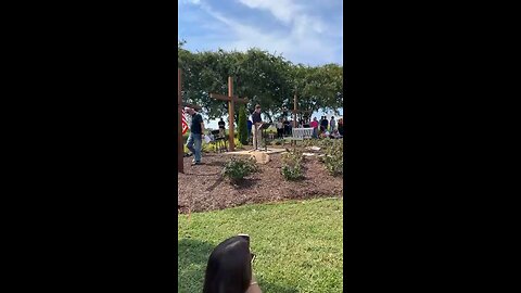 Teen speaks at Prayer vigil for @CharlieKirk
