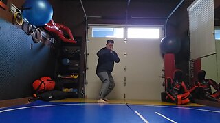WTD Sliding Crescent Kick to Front Heel Kick sequential