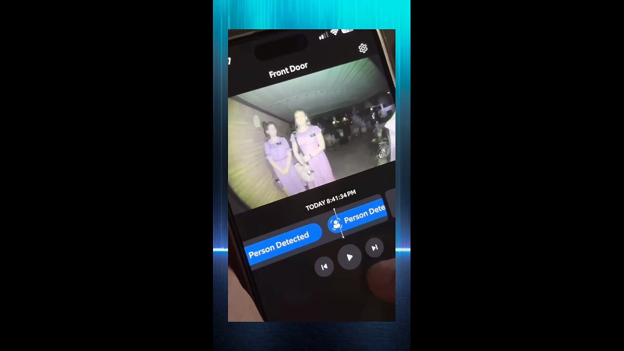Ring Camera Captures 2 Female “Missionaries” & The Style & Color Of Their Dresses Change🧐