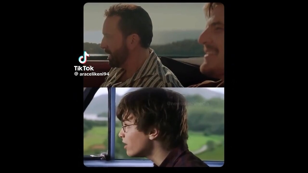 Harry Potter and Ron Weasley driving!