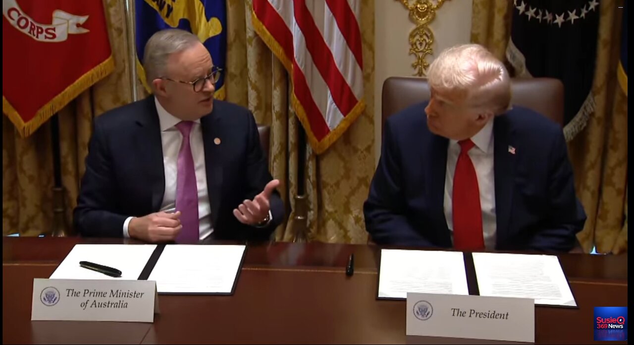 President Trump Participates in a Bilateral Lunch with the Prime Minister of Australia