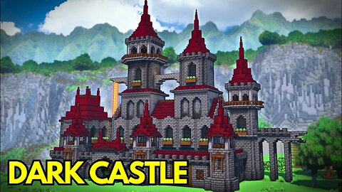 Minecraft: How to Build a Dark Castle | Easy Full Tutorial