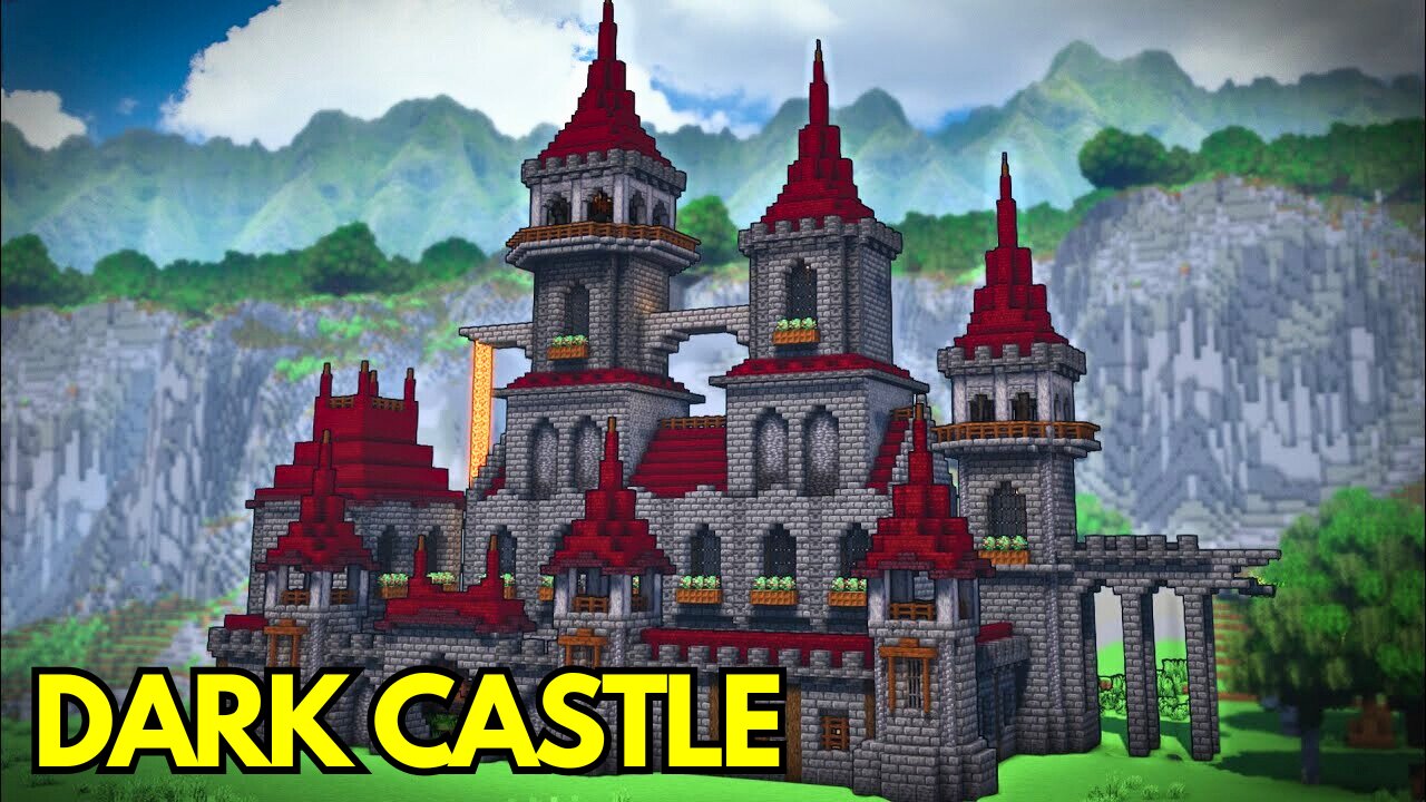 Minecraft: How to Build a Dark Castle | Easy Full Tutorial