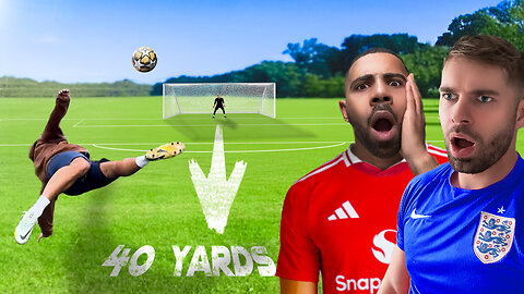 Scoring 1 AMAZING Goal From 1-40 Yards (With a Twist)