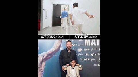 😳 Ilia Topuria’s son, Hugo, is already throwing spinning elbows like a mini savage! 🥋💥