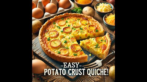 Deliciously Gluten-Free: Potato Crust Quiche Recipe | Easy & Tasty Quiche for Everyone!