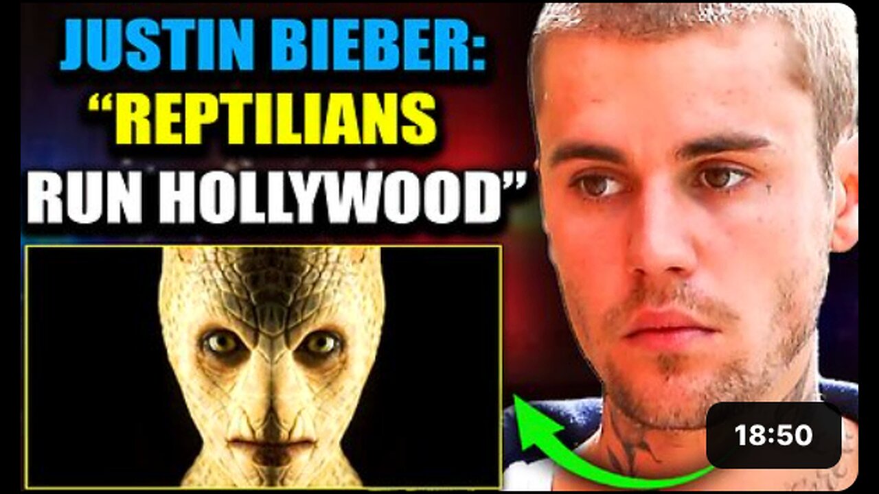 Justin Bieber: "Shapeshifting Reptilians Control Hollywood and Harvest Our Energy"