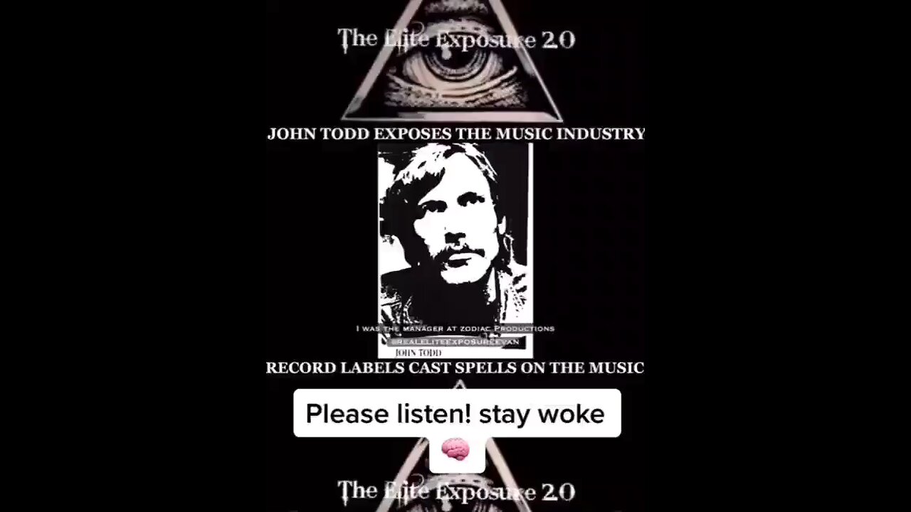 John Todd, a former occultist who later converted to Christianity exposing how the music industry