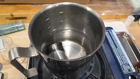 Properly heating canned goods inside their cans.