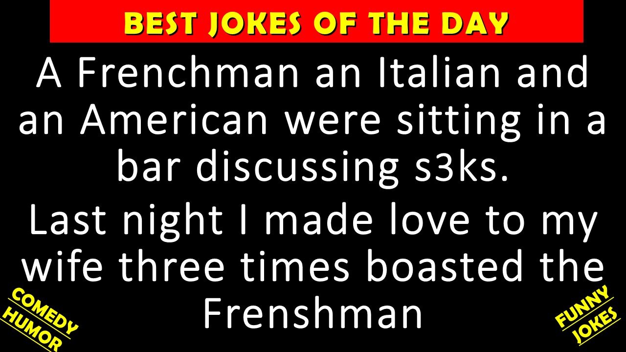 🤣 BEST JOKES OF THE DAY - Try not to laugh Challenge