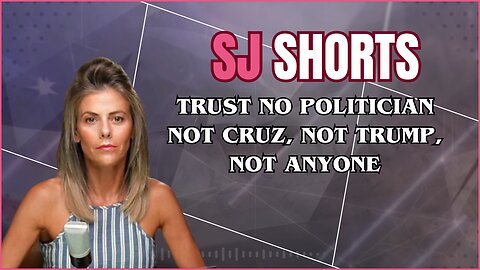 🚫 Trust No Politician — Not Cruz, Not Trump, Not Anyone