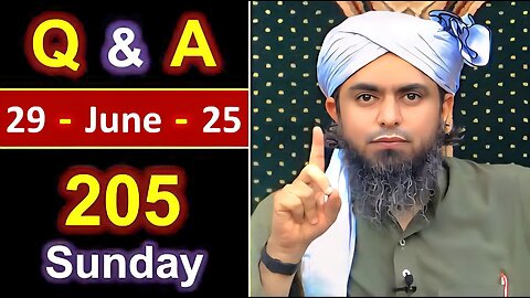 205-Public Q & A Session with Engineer Muhammad Ali Mirza on SUNDAY [ 29-June-2025 ] Jhelum Academy